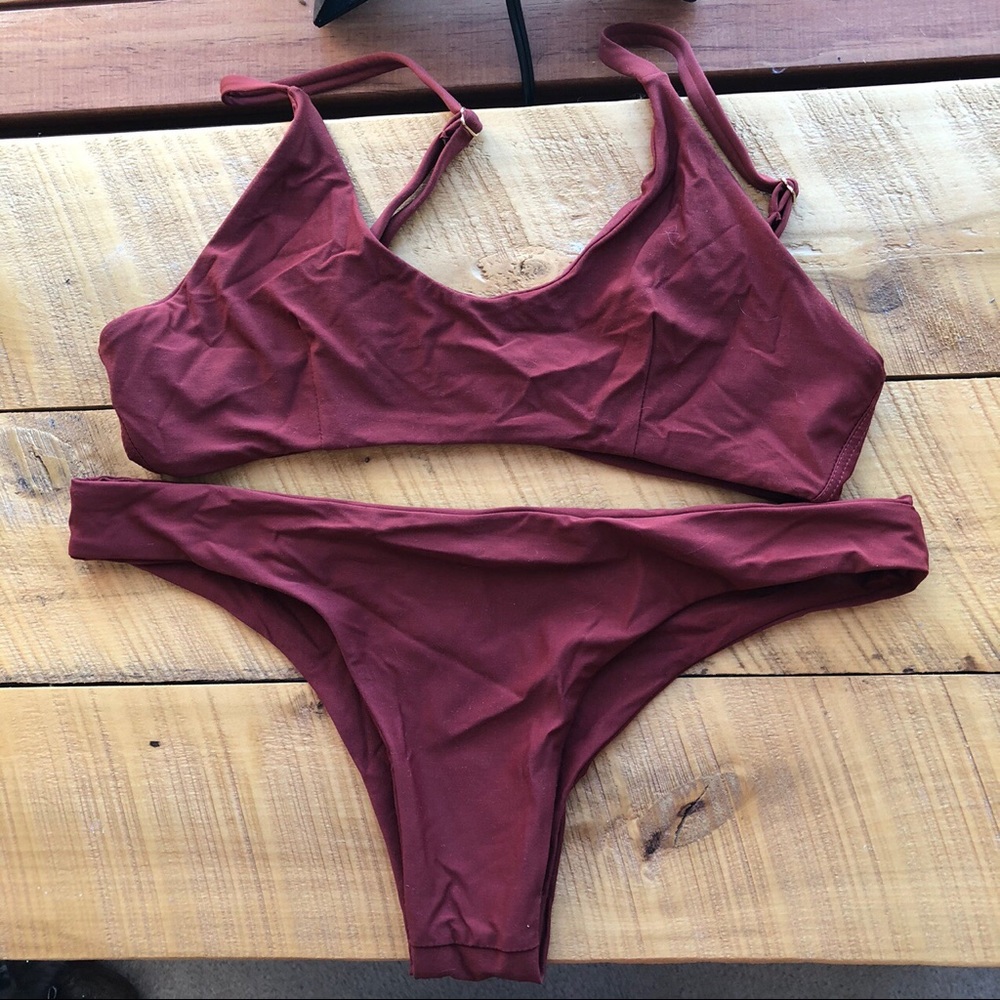 Rust gem swimwear